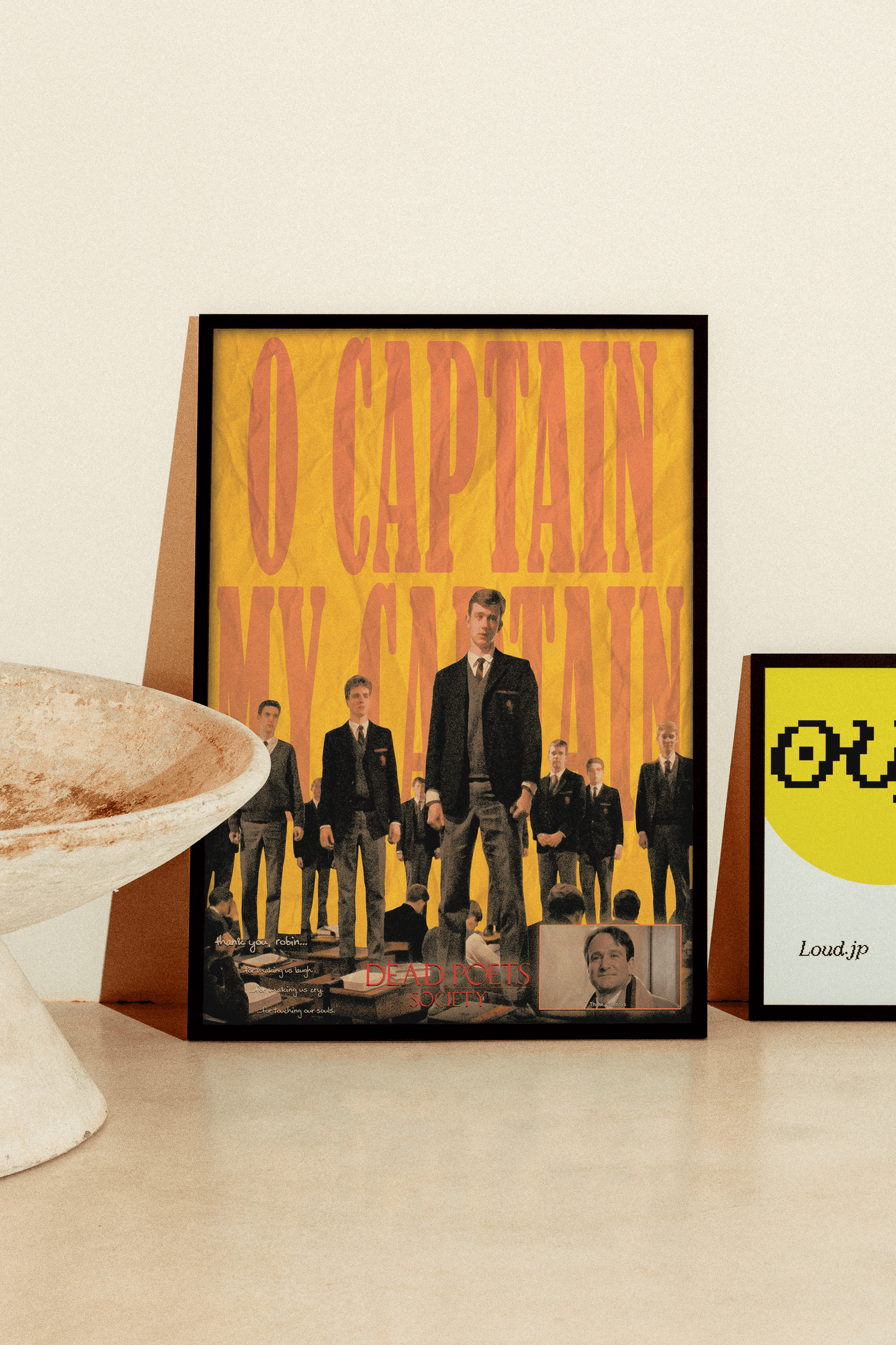 O Captain, My Captain — Dead Poets Society Poster