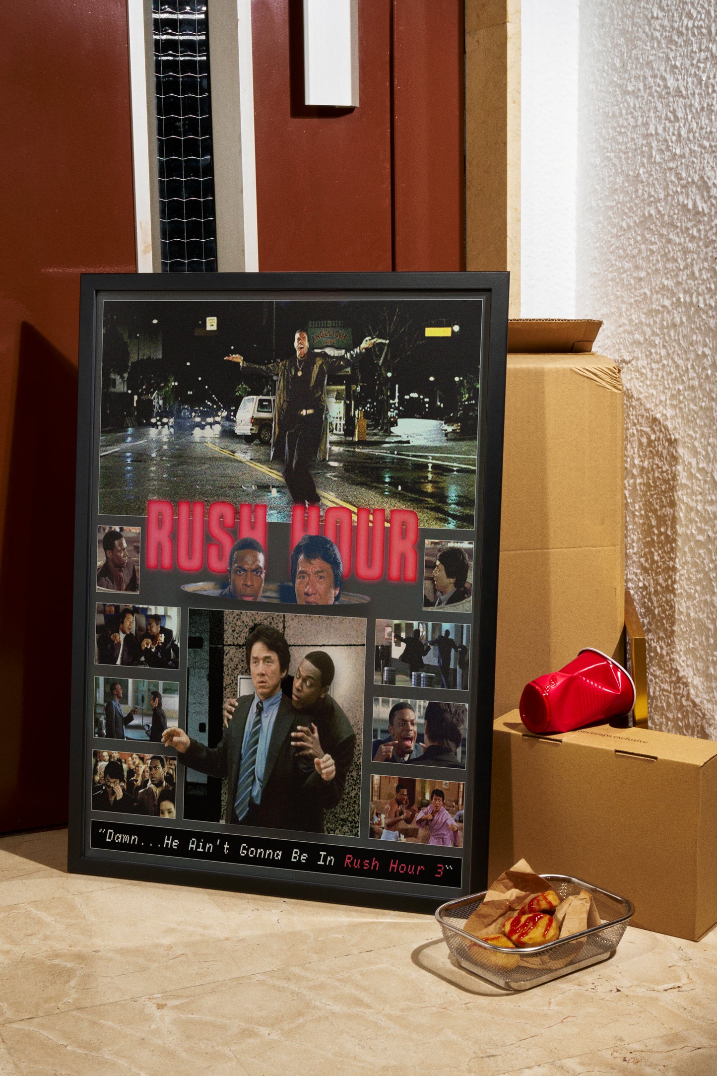 "He ain't gonna be in Rush hour 3" — Rush hour Poster