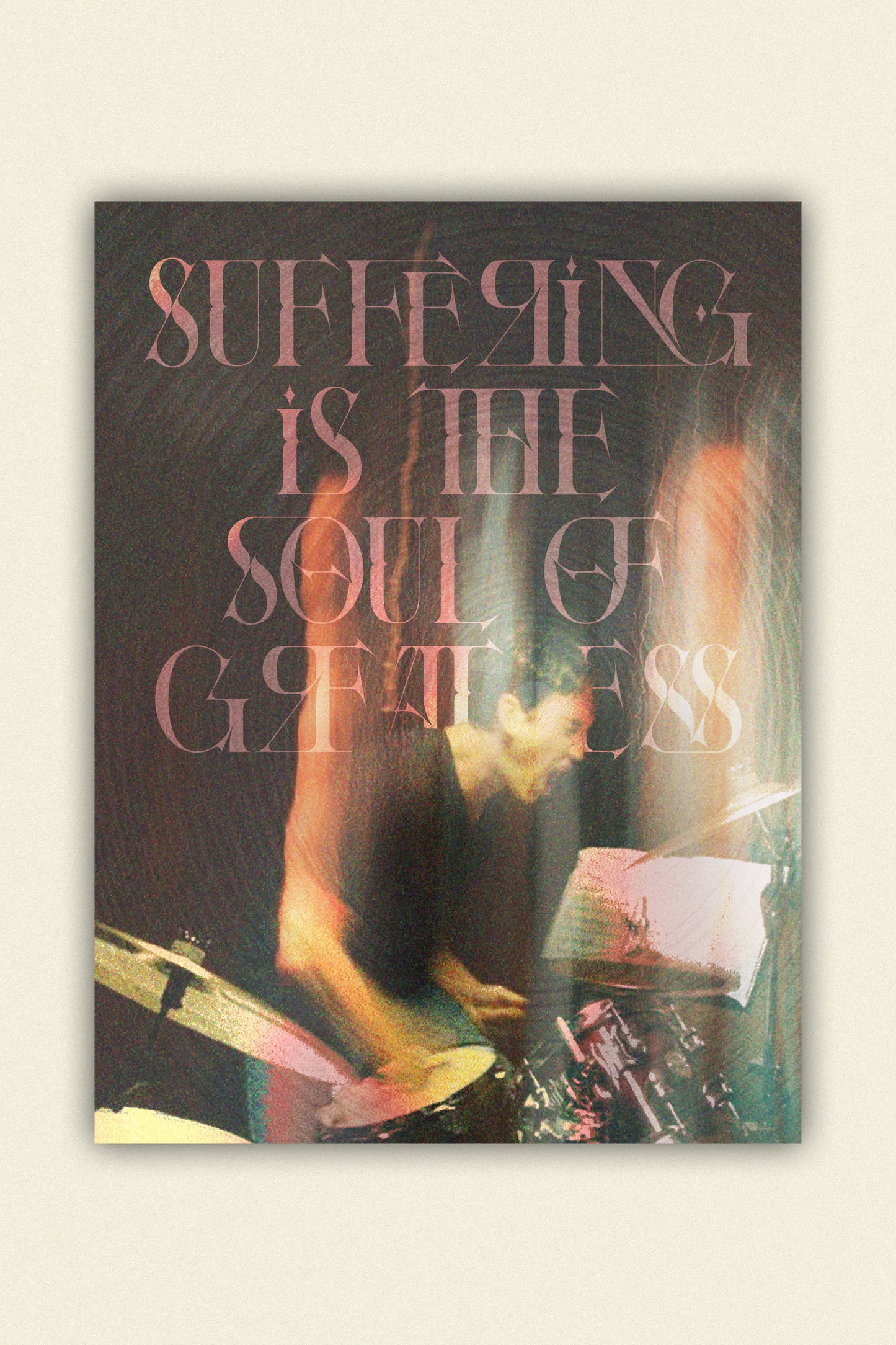 Suffering is the soul of greatness — Whiplash Poster