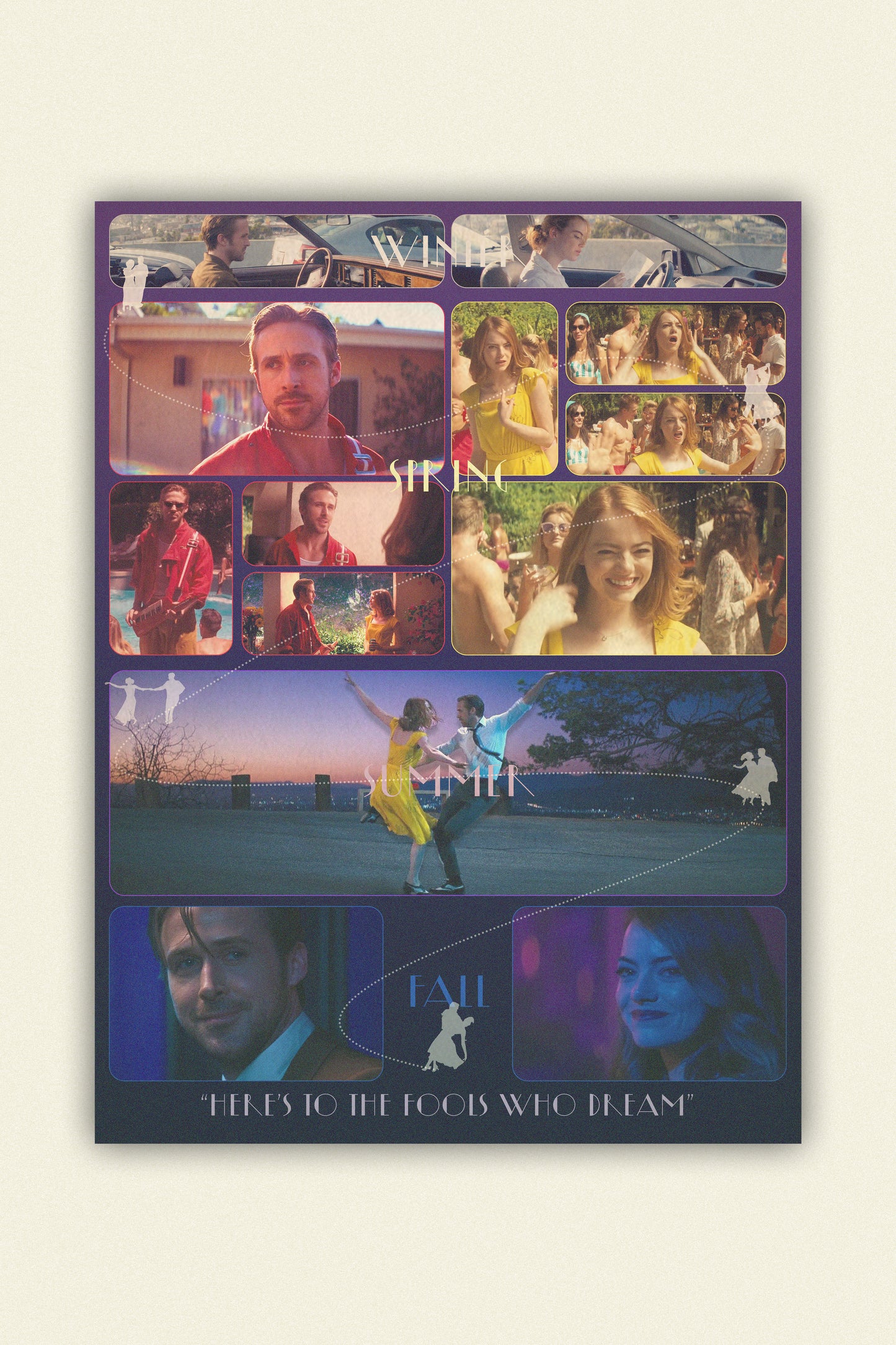 Here’s to the Fools Who Dream — La La Land Poster