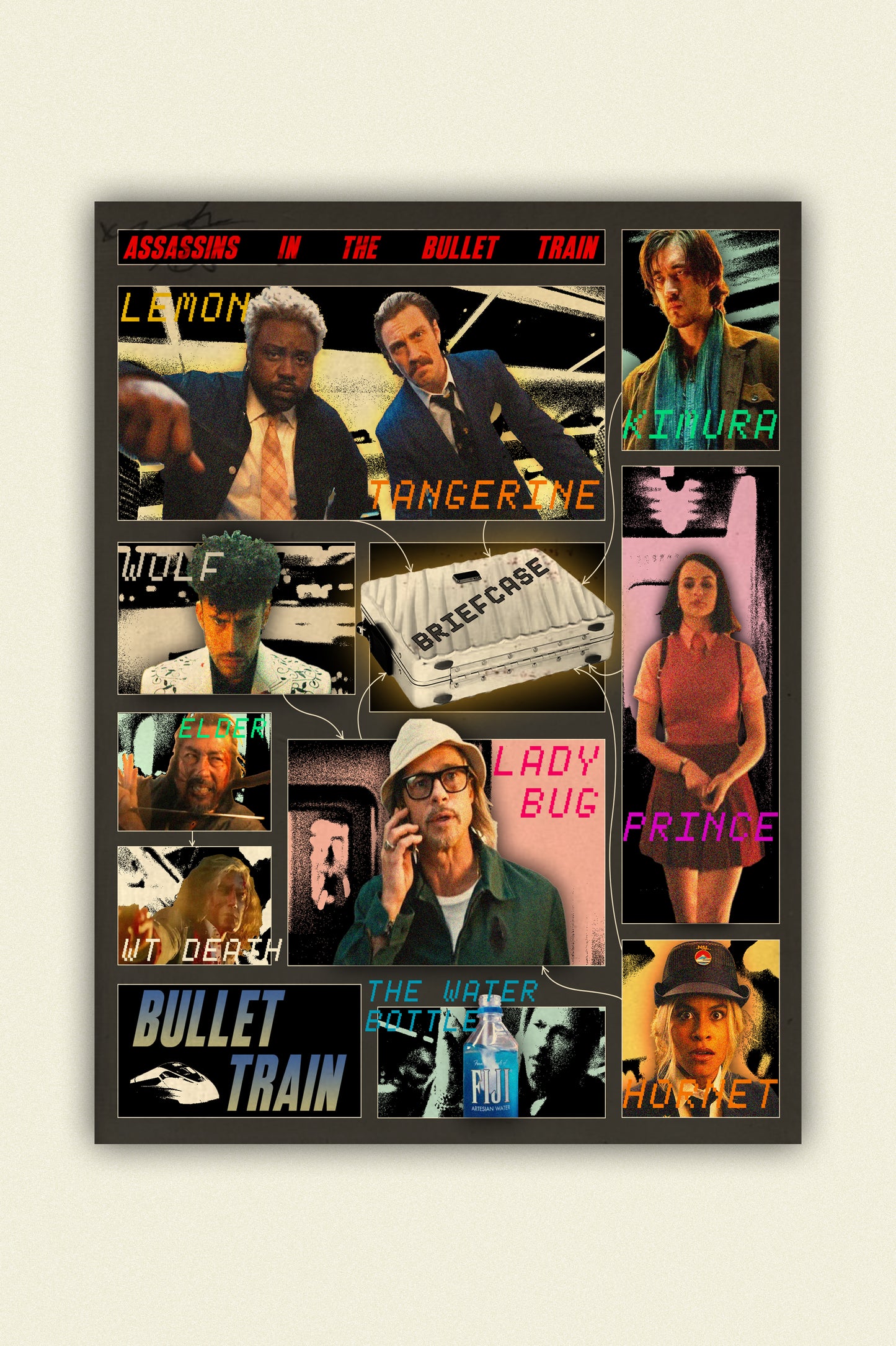 All the Assassins — Bullet train Poster